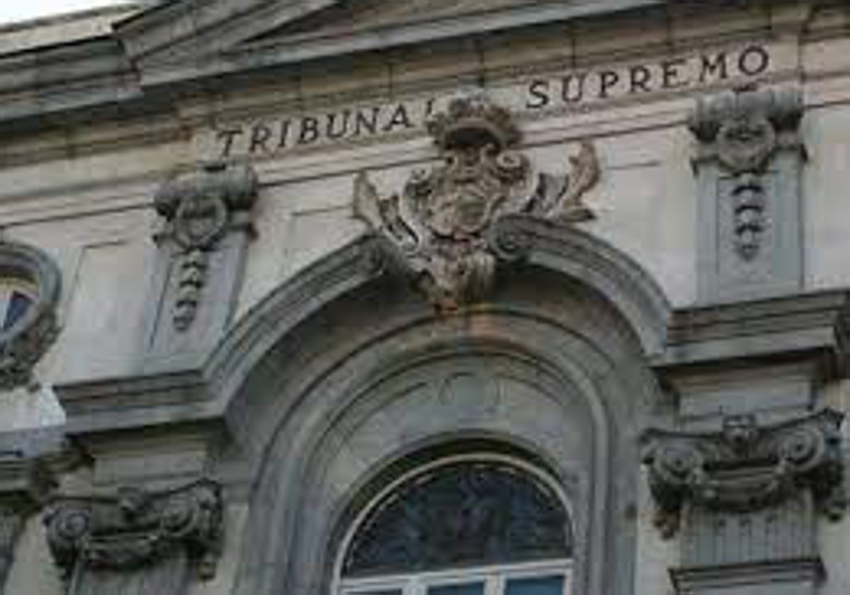 Imagen de la fachada del Tribunal Supremo