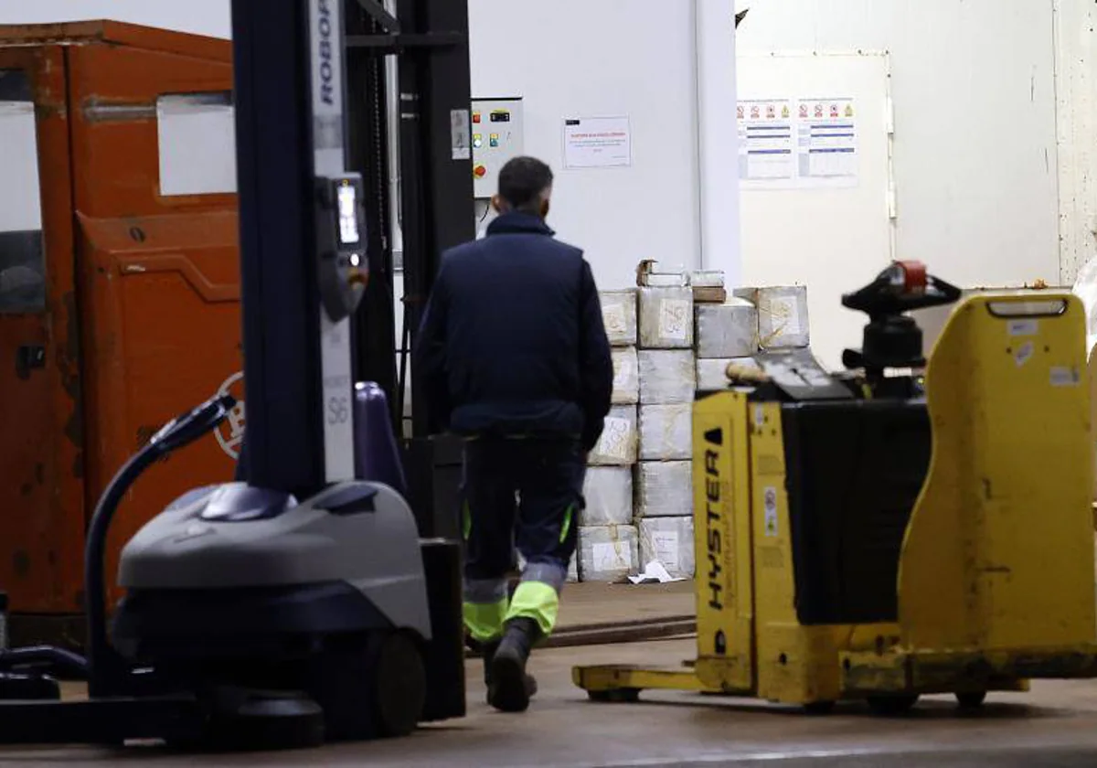 Una nave del polígono industrial de Cambre, en La Coruña, donde aparecieron los 7 kilos de cocaína