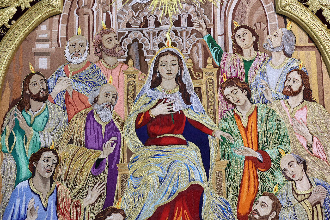 Fotos: La bendición del techo de palio de la Virgen del Dulce Nombre de Córdoba