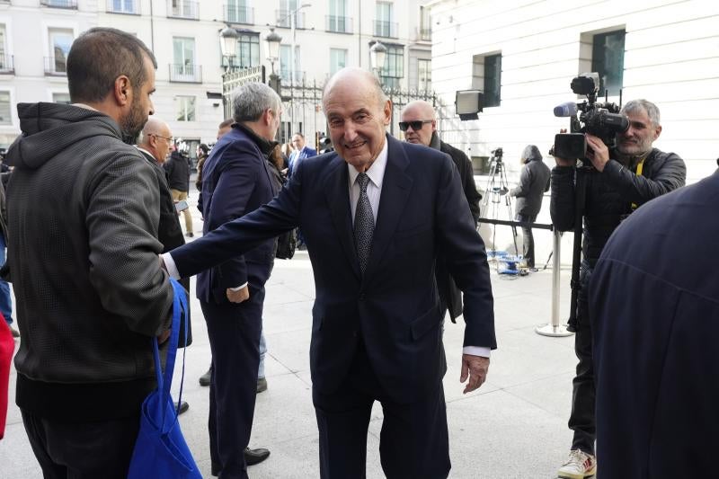 Miquel Roca, uno de los padres de la Constitución, ha sido uno de los invitados al acto para celebrar el 45 aniversario de la Carta Magna