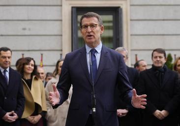Feijóo considera la amnistía una «derogación tácita» de la Constitución española