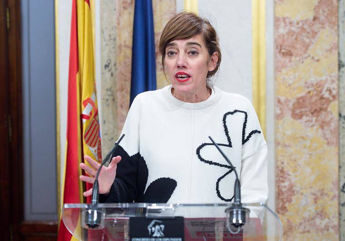 Marta Lois, el pasado miércoles en el Congreso
