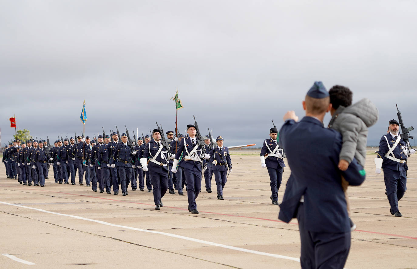 El Ejército del Aire celebra a su patrona en León y Valladolid
