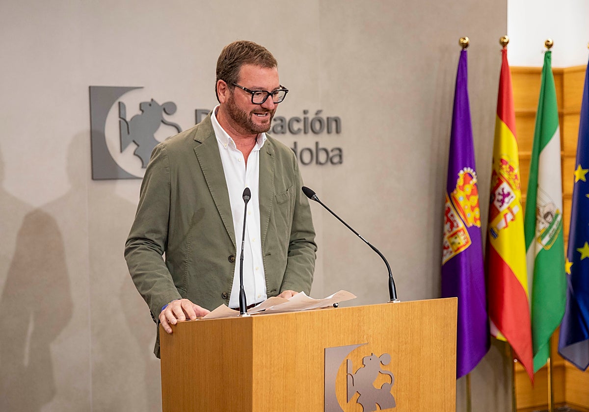 Antonio Martín, Delegado de Deportes durante la presentación