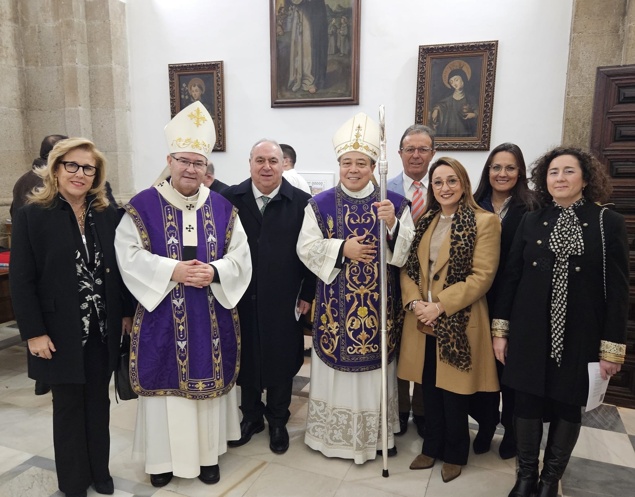 Pilar Alía, Francisco Cerro, Vicente Tirado y  Bernardito Auza