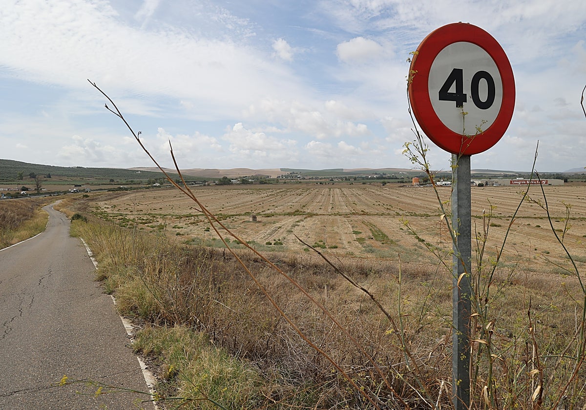 Terrenos en la Rinconada que acogerán la Base Logística del Ejército de Tierra
