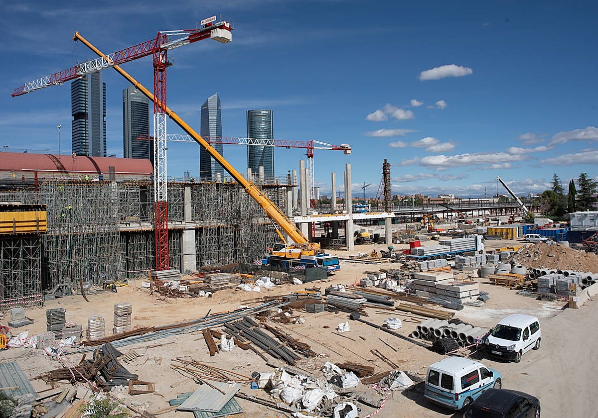 Trabajos de remodelación en la estación de Chamartín
