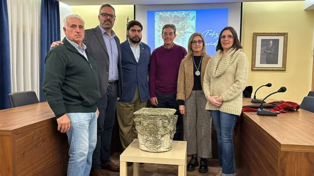 Josué López y José María San Román junto a Jose Pedro Hierro y Nuria Torres