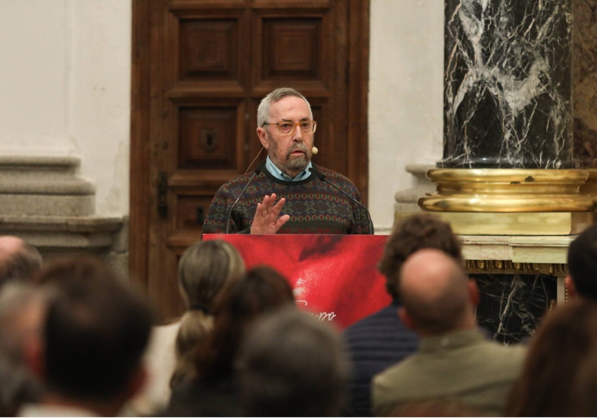 Rafael Alonso fue el encargado de pronunciar la conferencia 'El Expolio de Cristo. Una década tras la restauración'