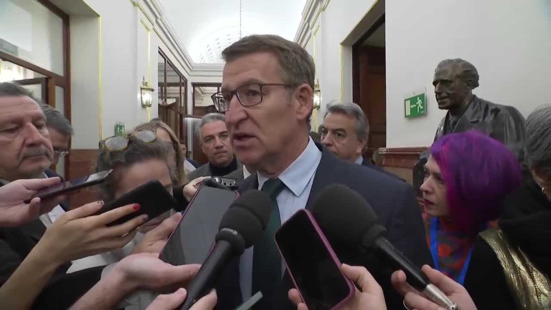 Feijóo acusa a Sánchez de entregar Pamplona a un partido que lleva asesinos en sus listas