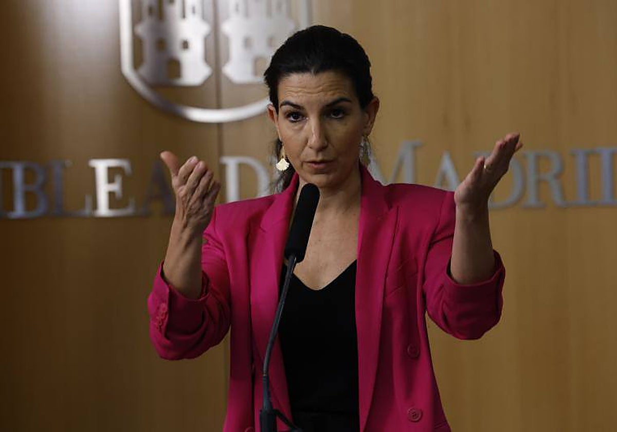 La portavoz de Más Madrid, Manuela Bergerot