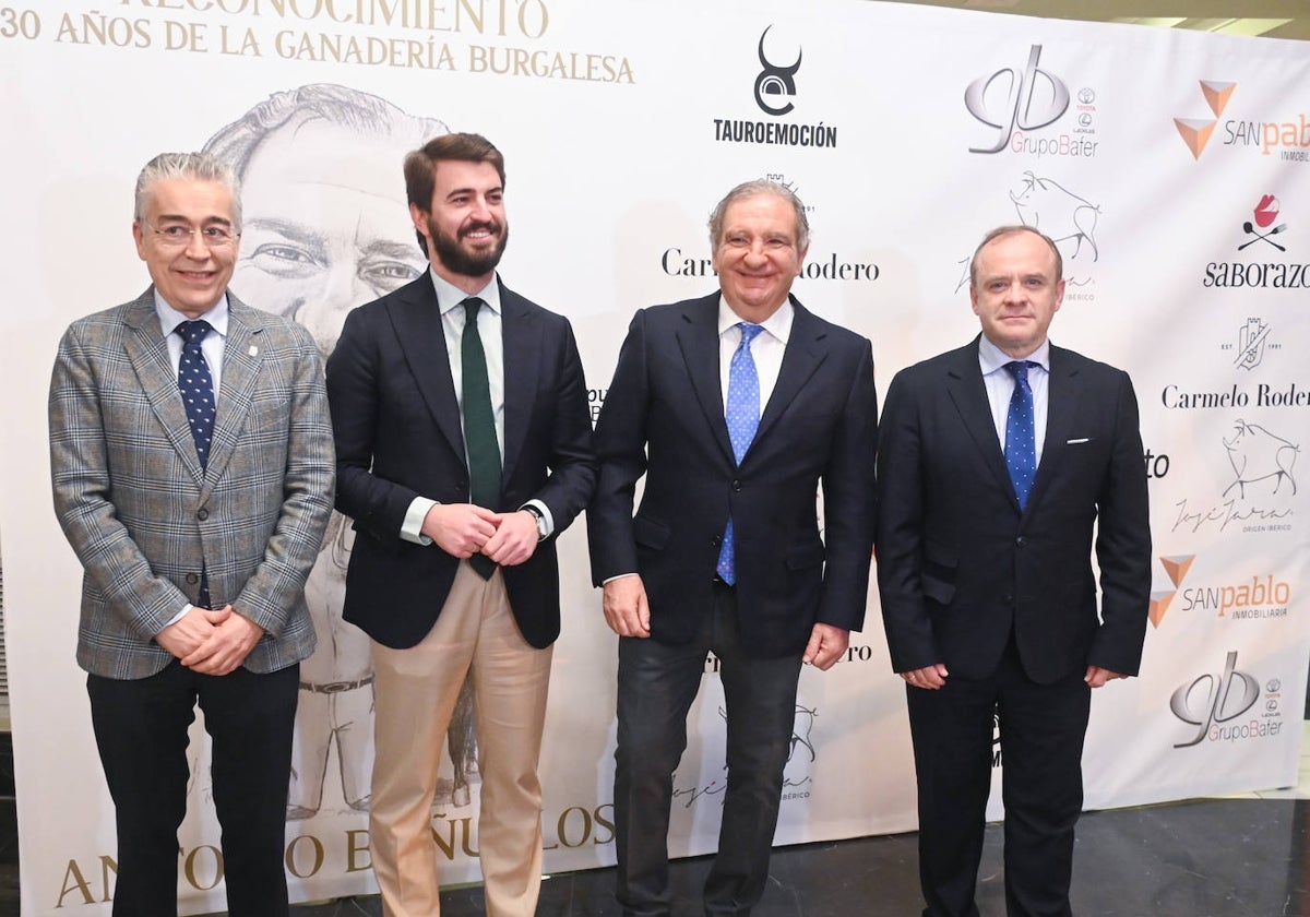 El ganadero taurino Antonio Bañuelos recibe un homenaje en su Burgos natal