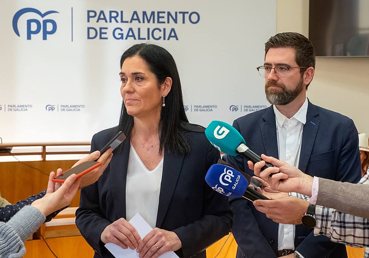 La secretaria general del PPdeG, Paula Prado, este viernes