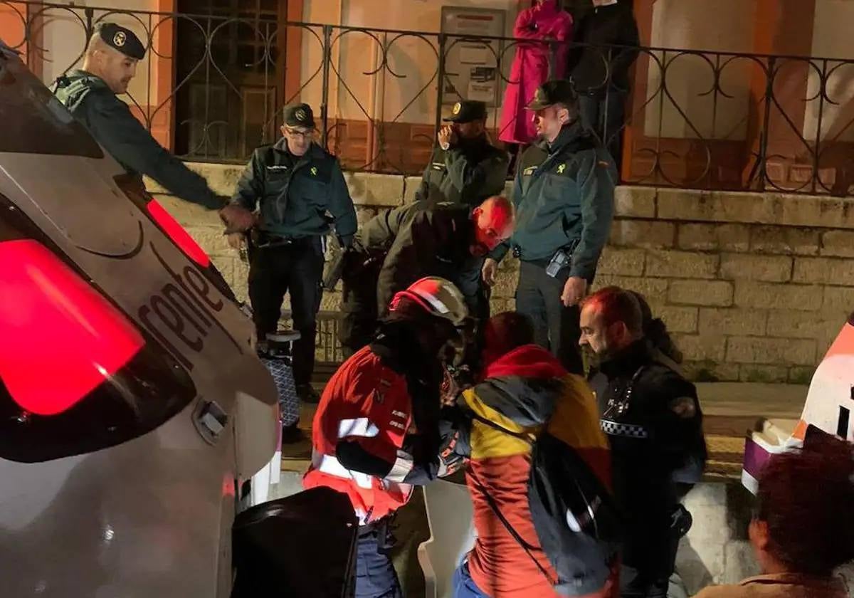 Imágenes de los dos trenes afectados y pasajeros en la estación de El Chorro