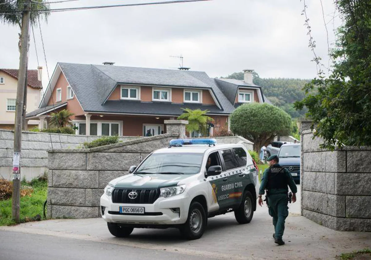 Un vehículo de la Guardia Civil, en otro operativo contra el tráfico de drogas el pasado mes de abril