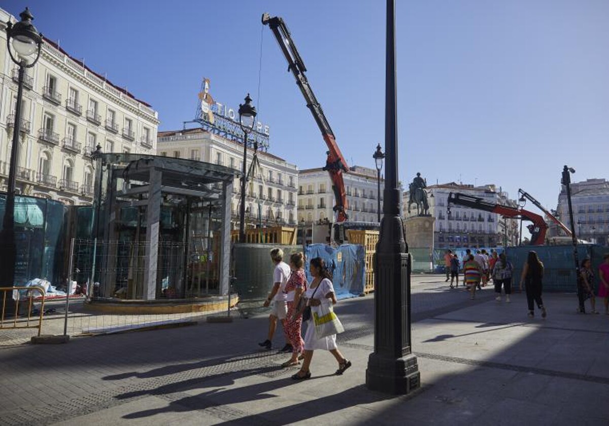 Obras en Sol el pasado verano