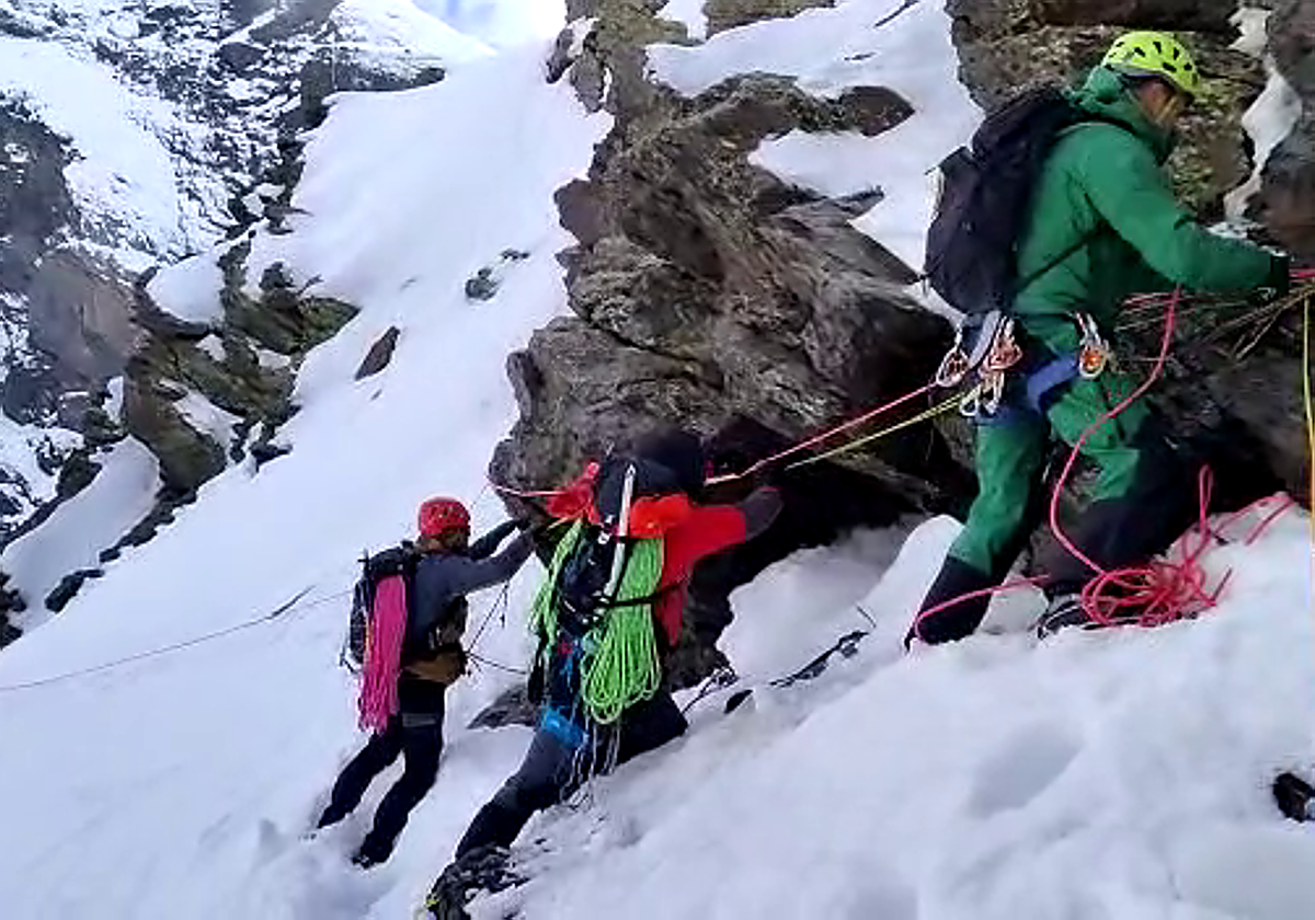 Una operación de efectivos del Greim en Sierra Nevada
