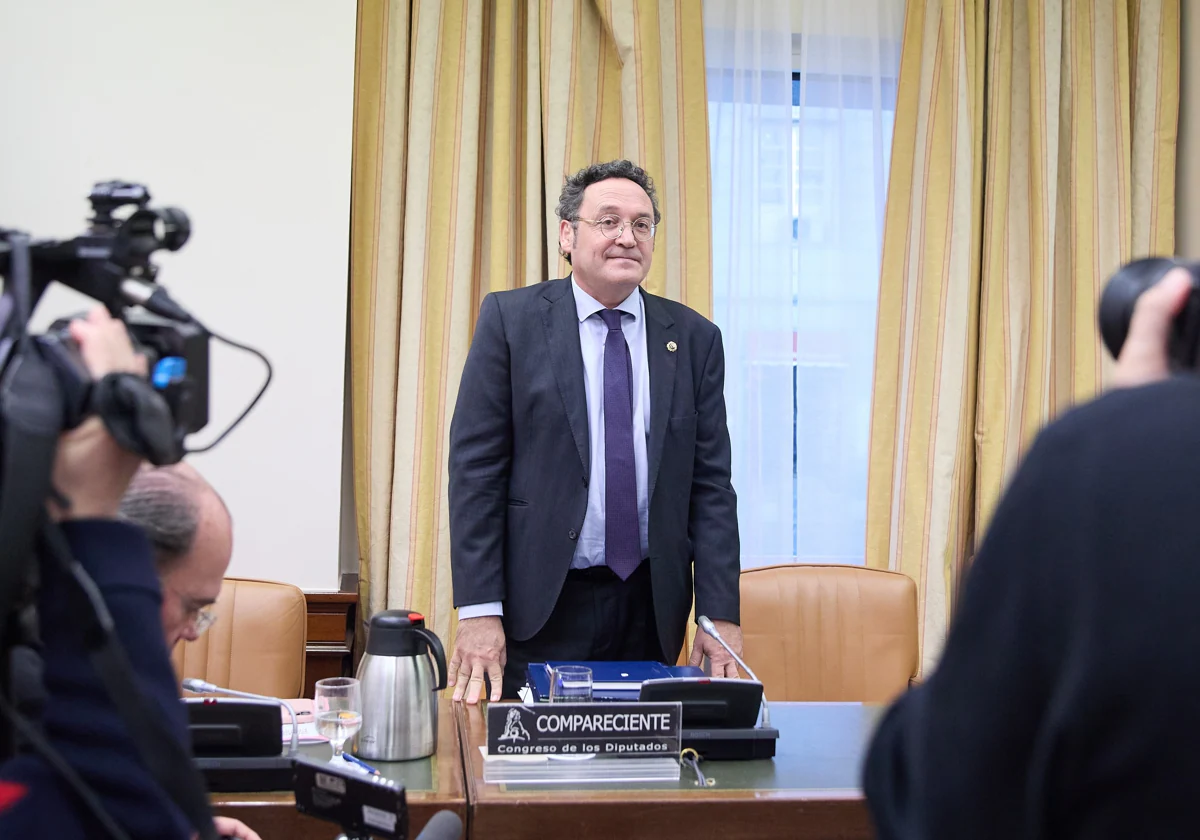 El fiscal general Álvaro García Ortiz, en el Congreso de los Diputados