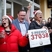 La Lotería en Galicia: pellizcos del 'Gordo', un segundo casi íntegro y un pueblo de Lugo con más premios que vecinos