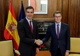 Feijóo y Sánchez pactan retomar la negociación del CGPJ con supervisión de la Comisión Europea y reformar el artículo 49