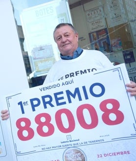 Imagen secundaria 2 - Administraciones La Biznaga, El Boquerón de Oro y la Sota de Oro, que han repartido el Gordo, el segundo premio y un quinto