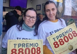 Rocío, la lotera que enviudó hace tres meses y ha repartido 200 millones del Gordo en Madrid: «Mi marido ha movido hilos desde el Cielo»