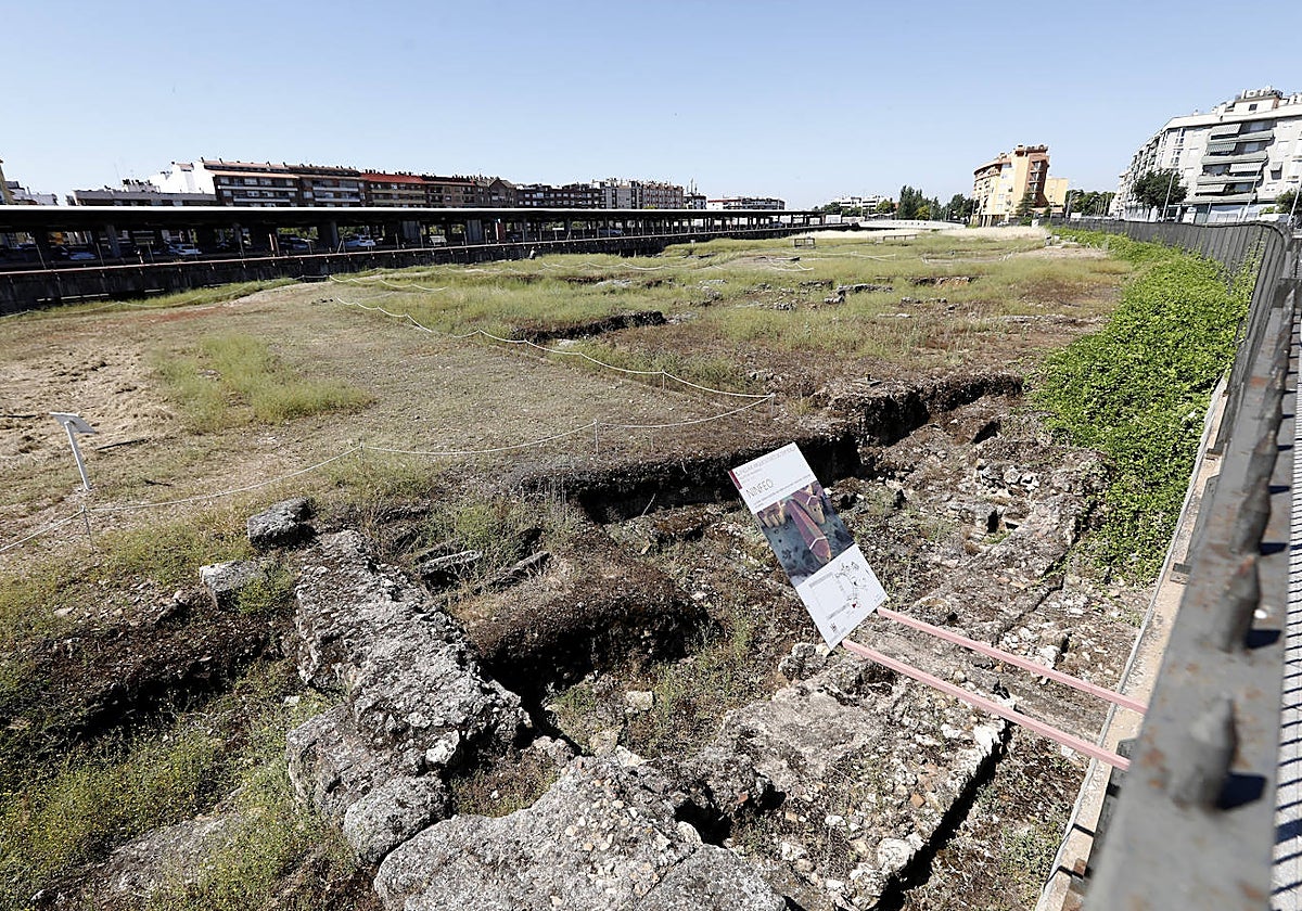 Restos en el yacimiento de Cercadilla en Córdoba