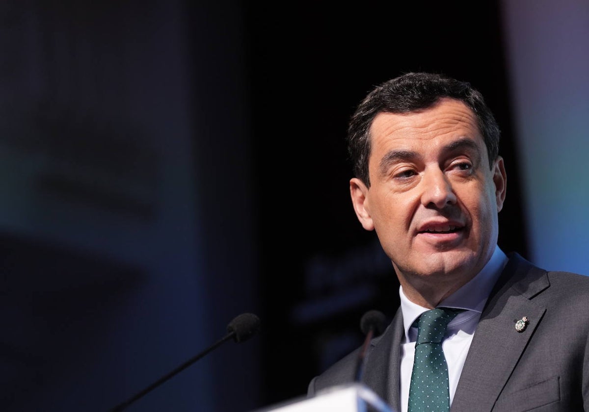 Juan Manuel Moreno Bonilla, presidente de la Junta de Andalucía