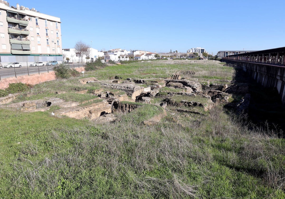 Restos en el yacimiento de Cercadilla en Córdoba