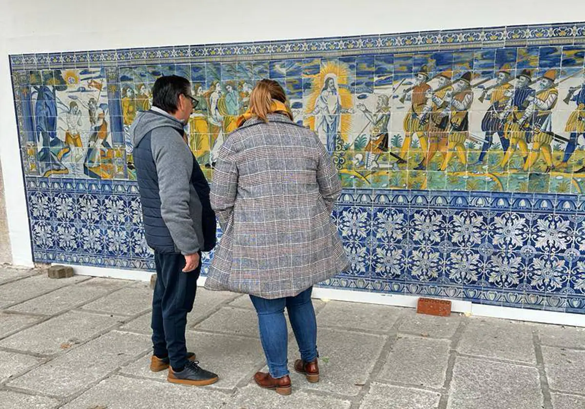 La excaldesa de Talavera ha visitado el pórtico