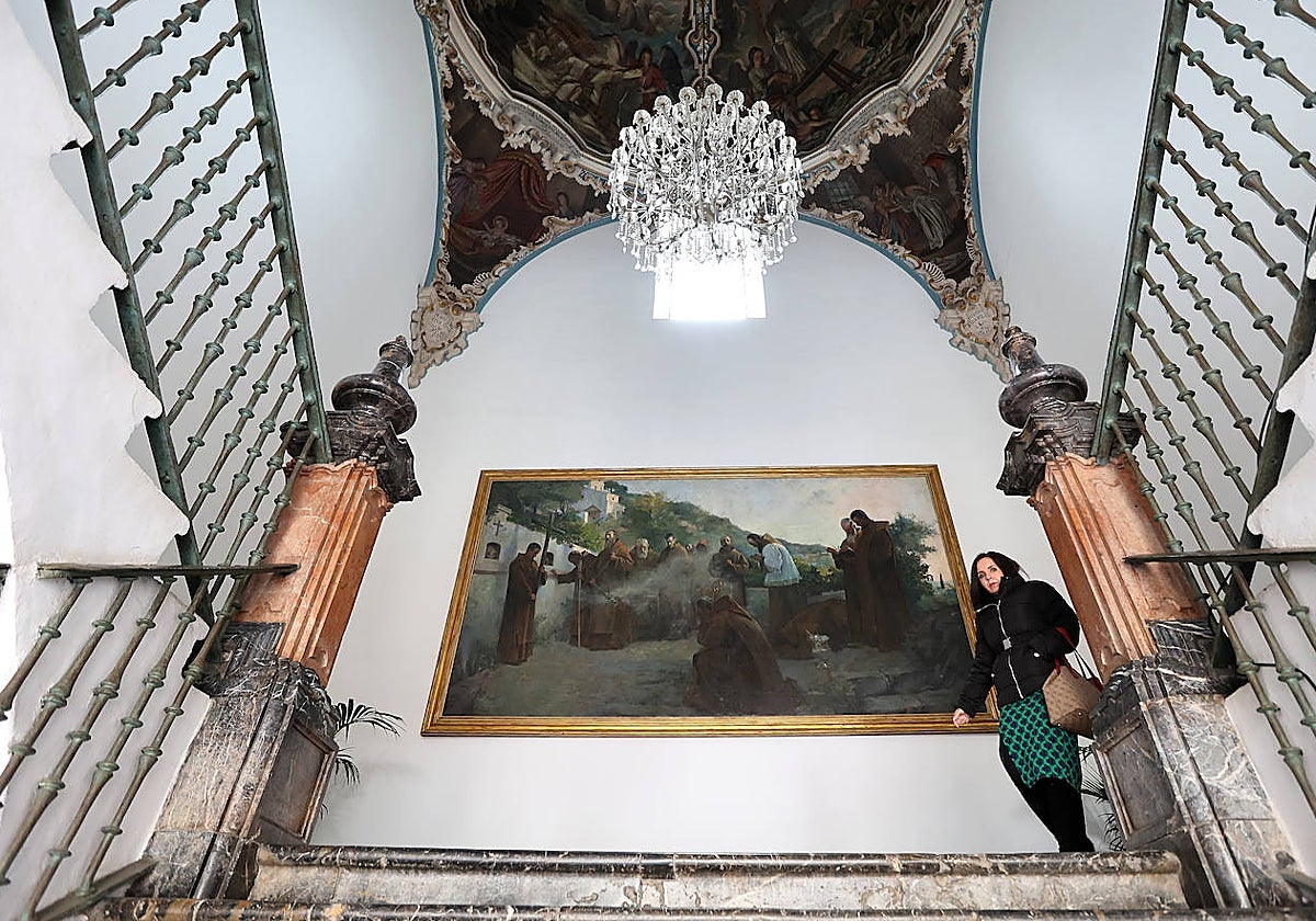 Escalera barroca del Palacio de la Merced