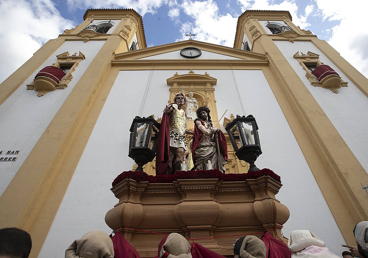 El Señor de los Afligidos, en su salida del Sábado de Pasión de 2023