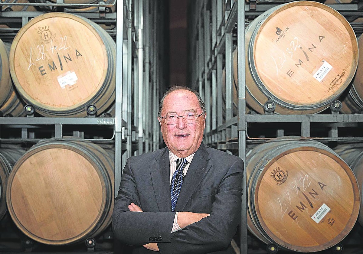 Carlos Moro, durante la entrevista