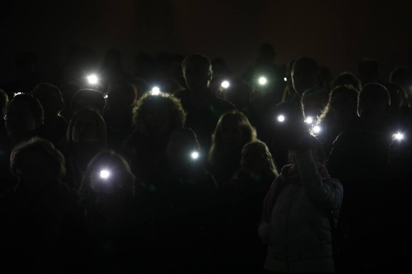 Fotos: luz en defensa de los más inocentes en Córdoba