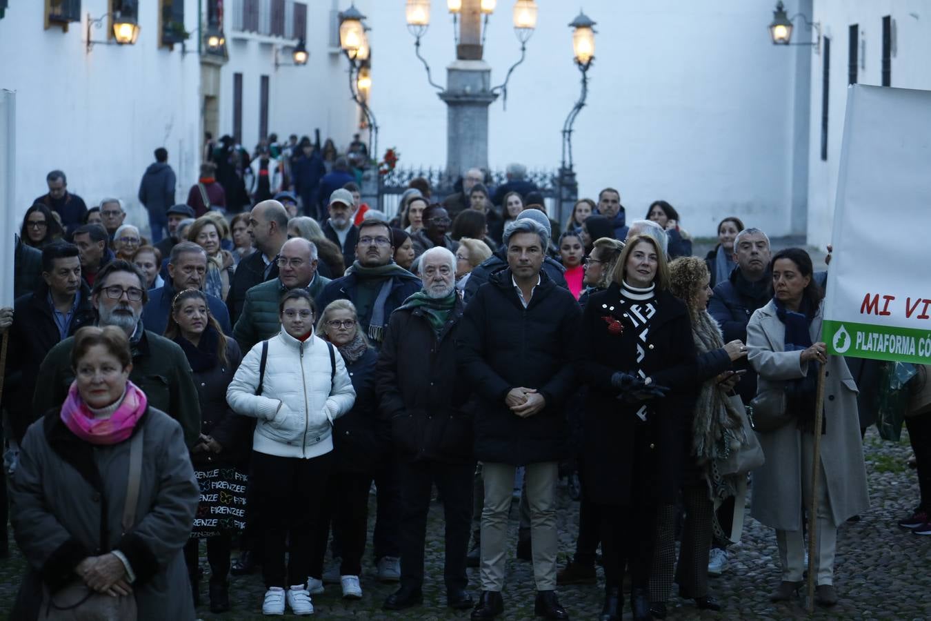 Fotos: luz en defensa de los más inocentes en Córdoba
