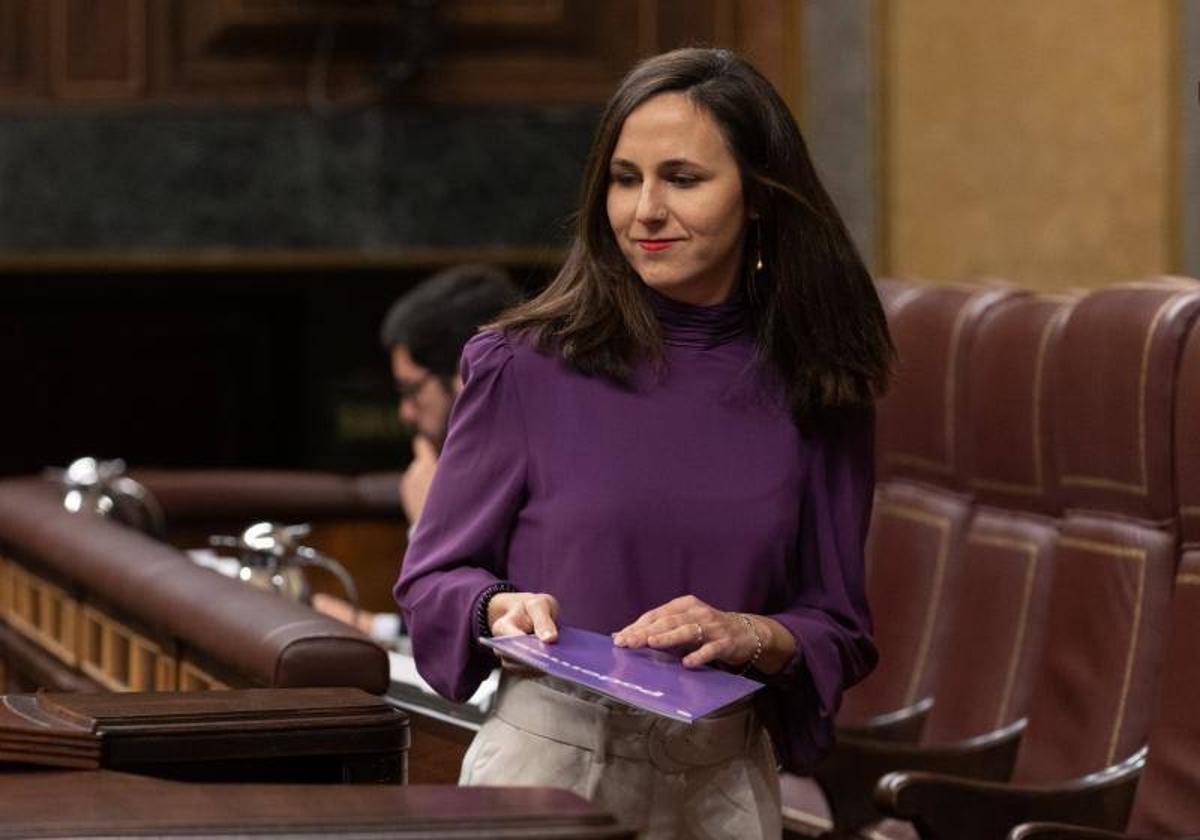 La secretaria general de Podemos, Ione Belarra