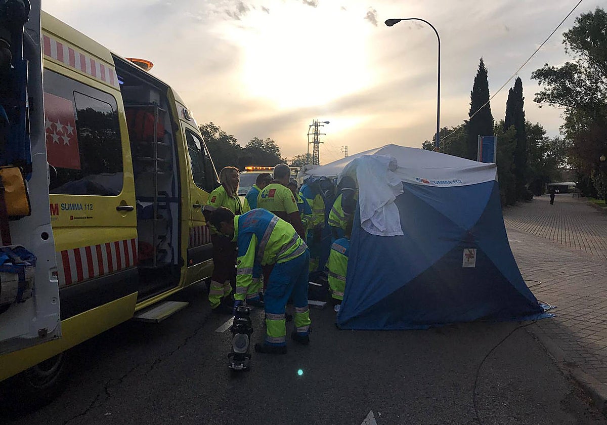 El Summa-112 atiende a una urgencia en Leganés