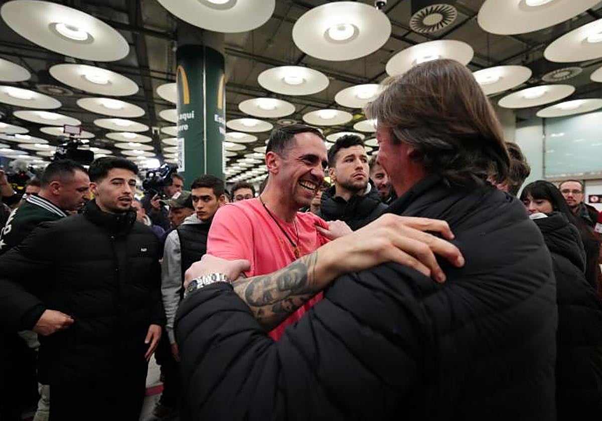 Santiago Sánchez Cogedor en el Aeropuerto de Madrid
