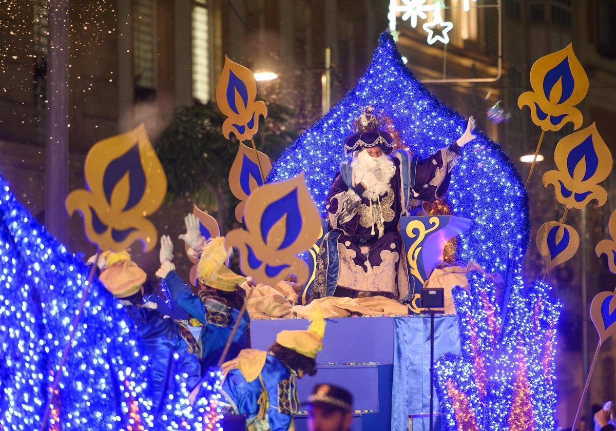 Imagen de archivo de la Cabalgata de Reyes Magos en Almería capital.