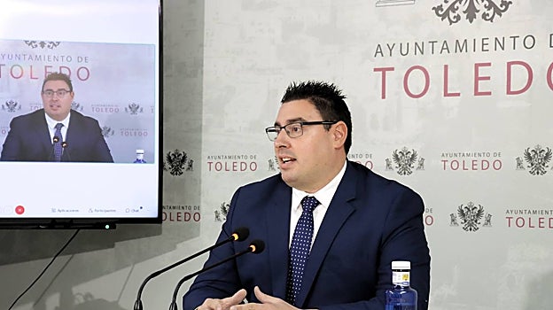 El concejal de Festejos, José Vicente García-Toledano