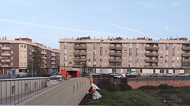 Trabajos de los empleados de la empresa de limpieza municipal