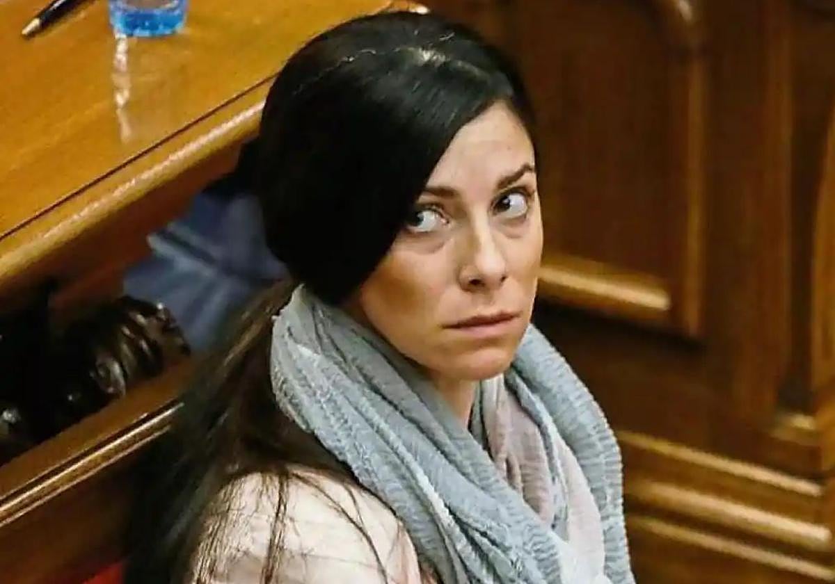 Rosa Peral, durante el juicio, en la Audiencia de Barcelona