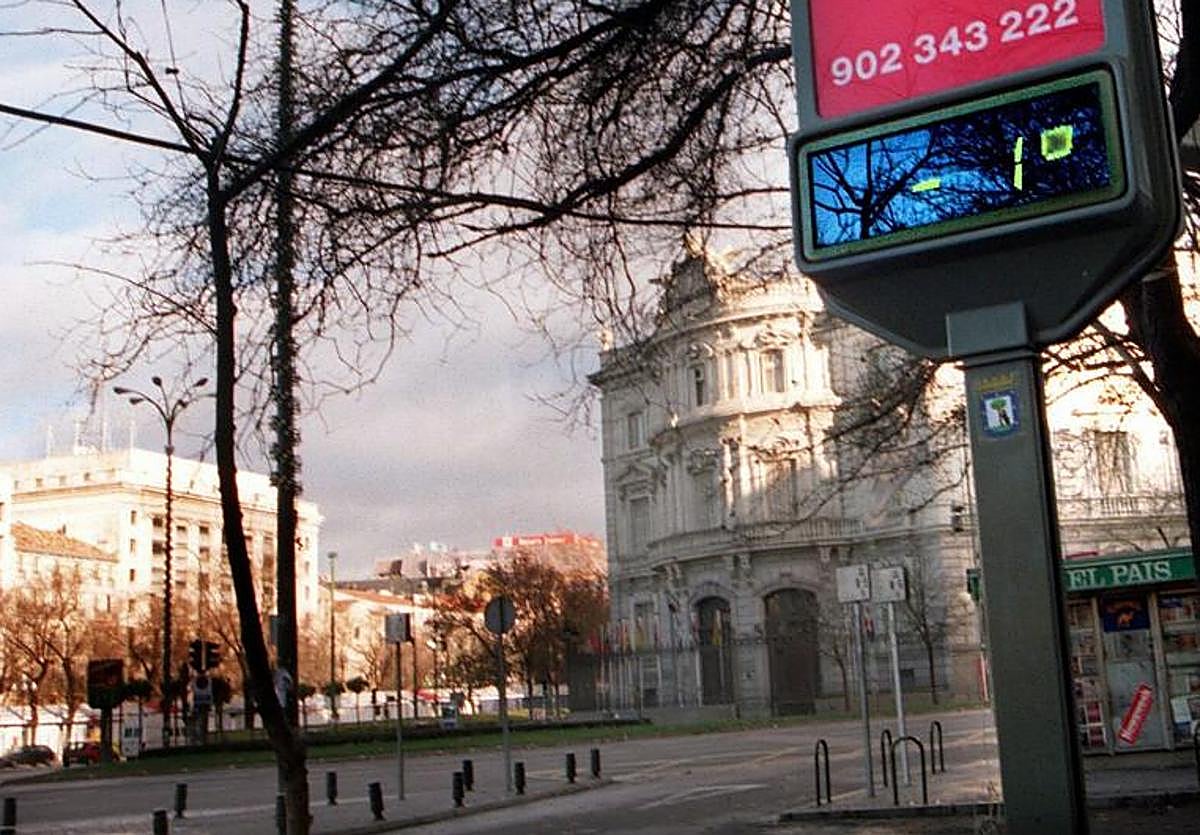La Comunidad de Madrid activa la alerta por frío ante temperaturas de -3,3º para este lunes