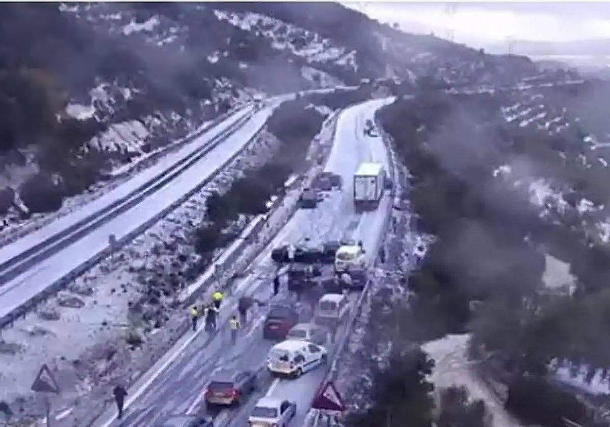 Imagen del accidente