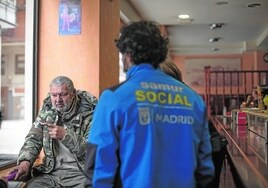 Madrid aumenta las plazas de la campaña del frío ante la helada
