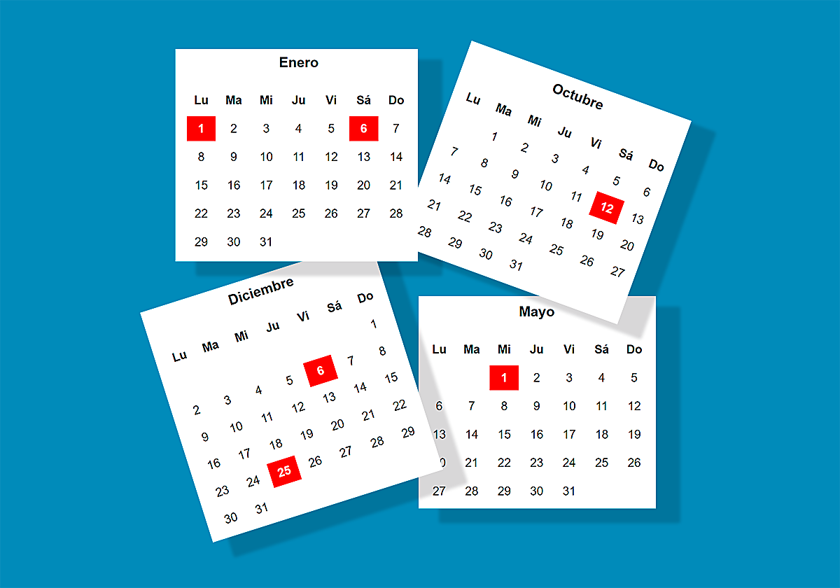 Calendario laboral 2024 en Valencia: cómo cae el próximo festivo que propiciará un puente en enero