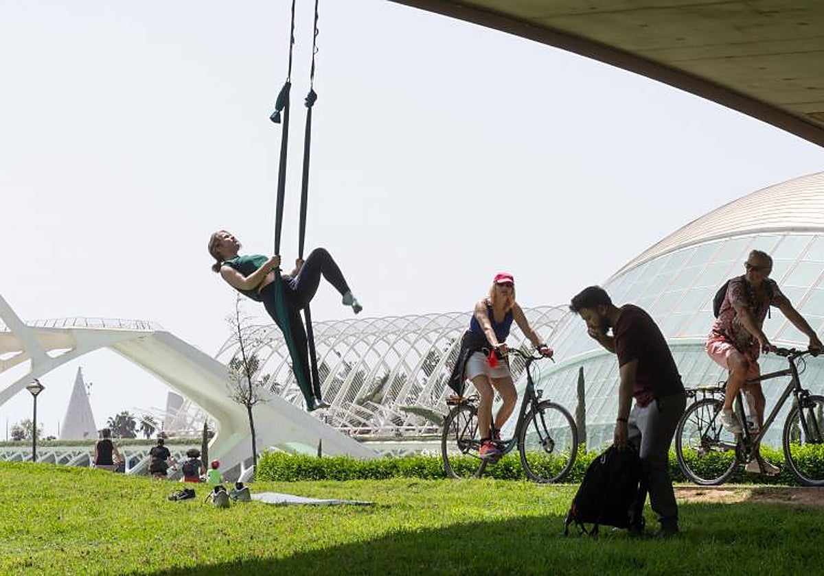Imagen de archivo tomada en el Jardín del Turia de Valencia