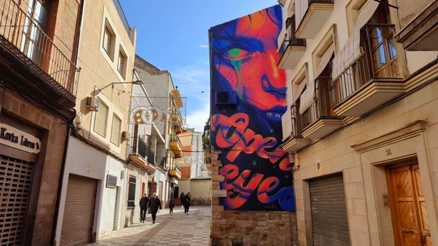 Mural de la artista María Die en Linares (Jaén)