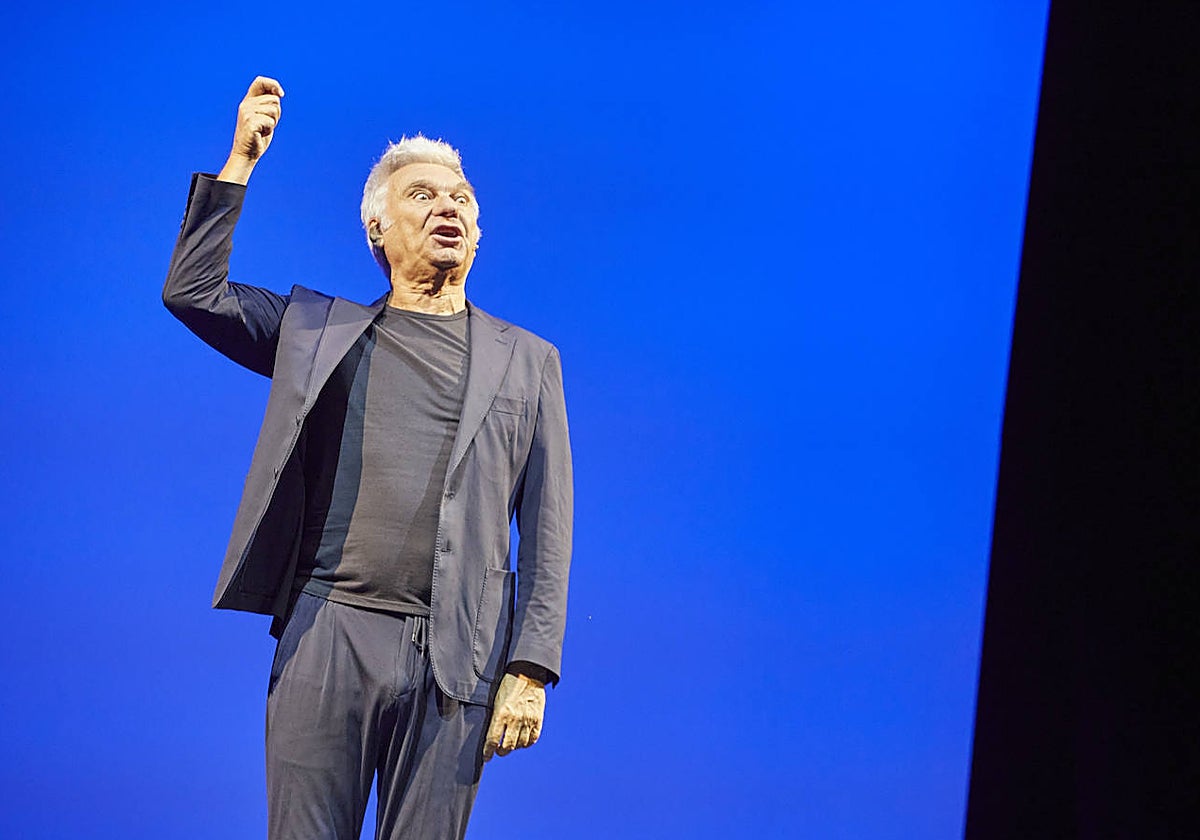 Carles Sans, en la obra 'Por fin solo'