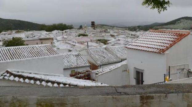 Imagen del municipio de Guadalcanal nevado